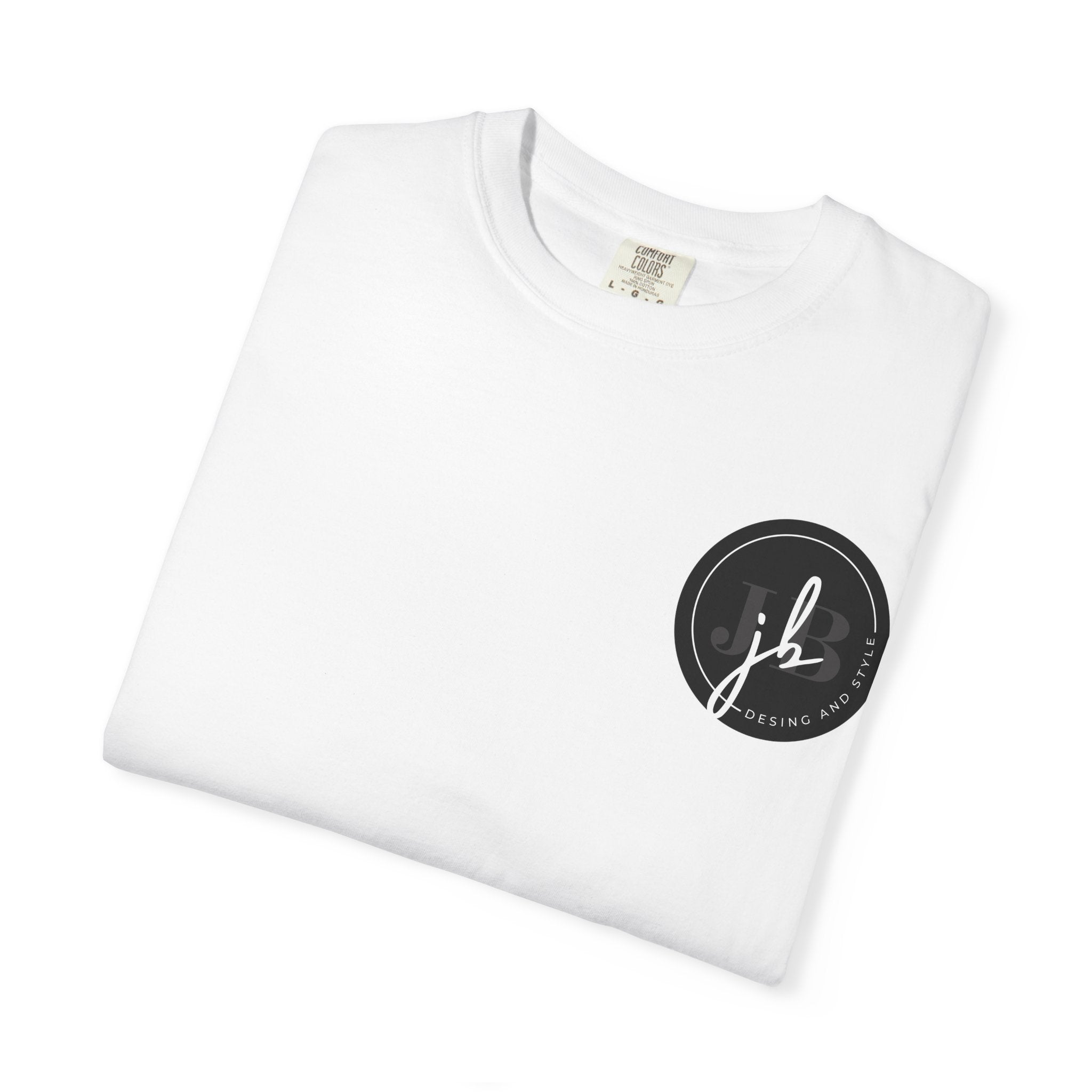 Logo Circle T‑Shirt — Minimal Black JB Design Tee