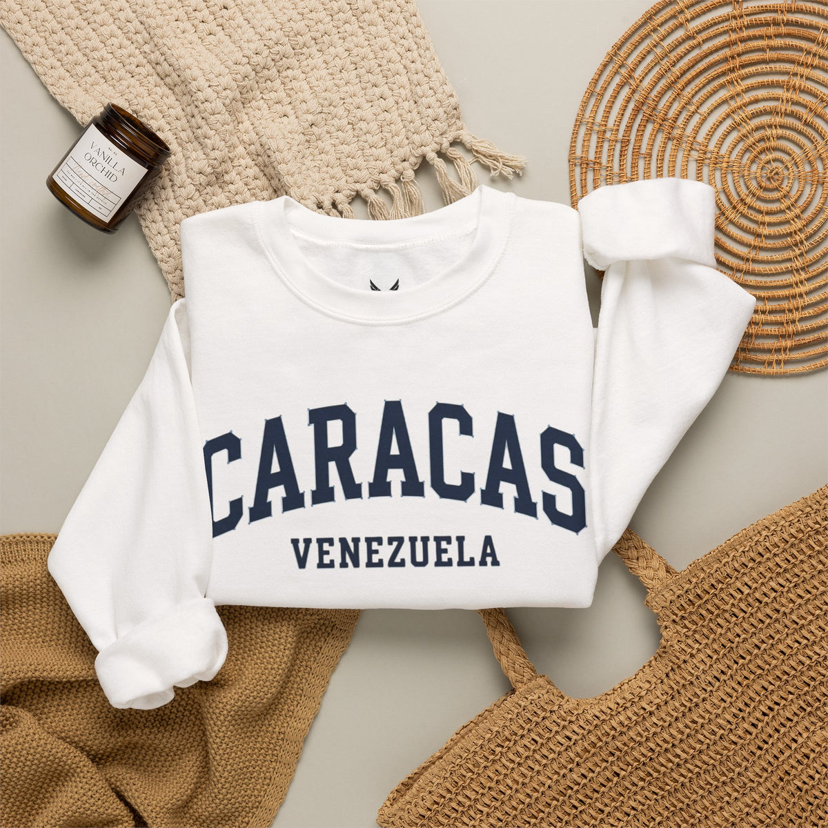 Caracas Venezuela Crewneck Sweatshirt — City Pride Pullover