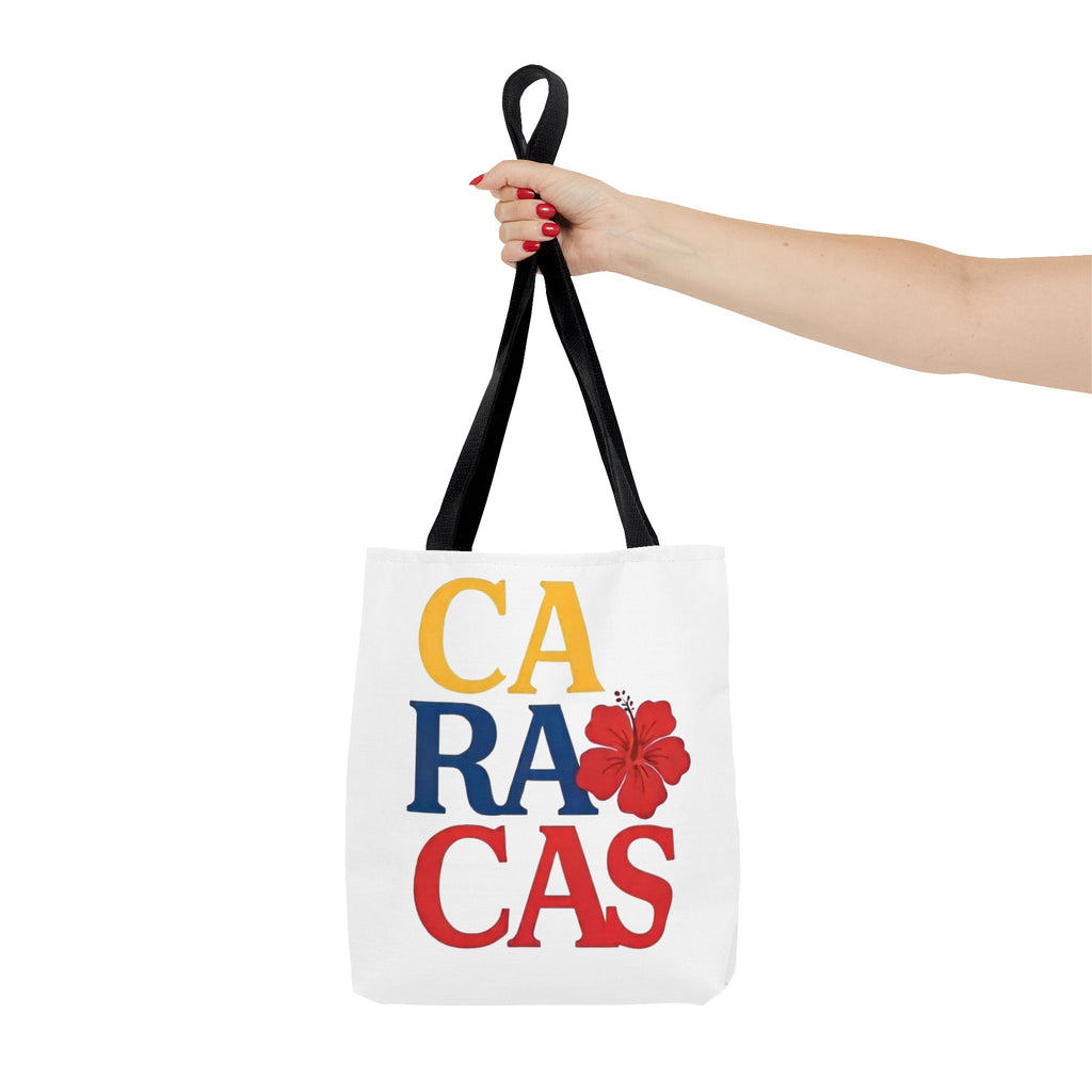 Caracas Hibiscus Tote Bag – Colorful City Pride All-Over Print