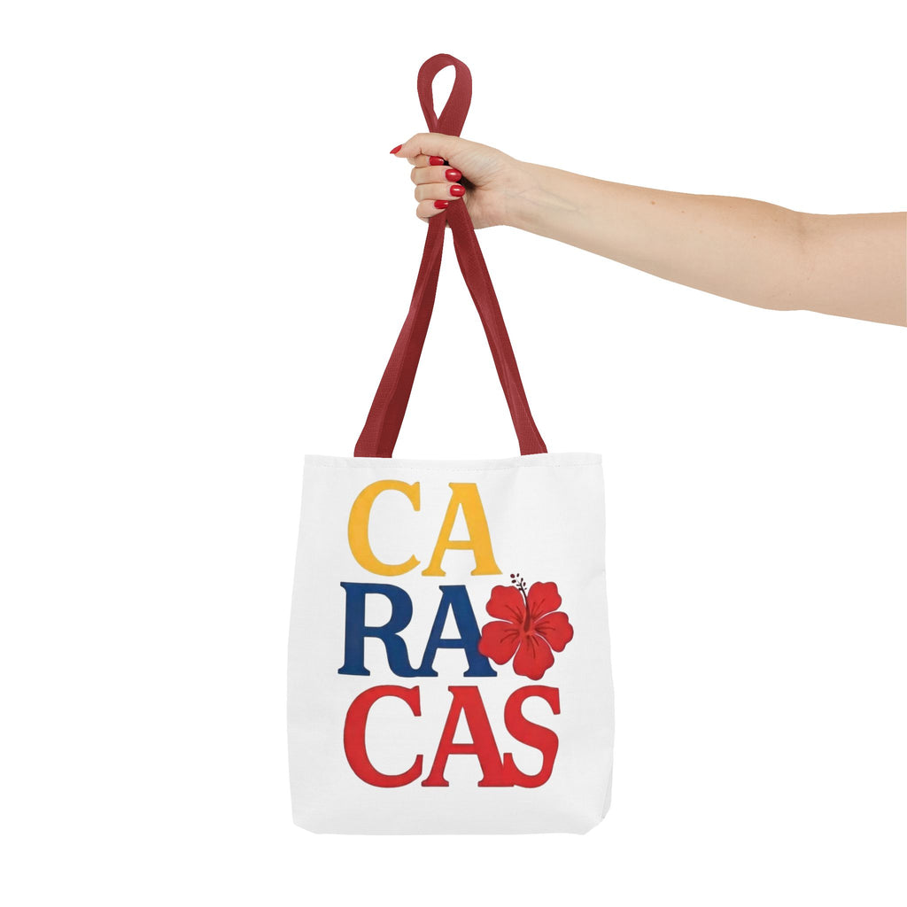 Caracas Hibiscus Tote Bag – Colorful City Pride All-Over Print