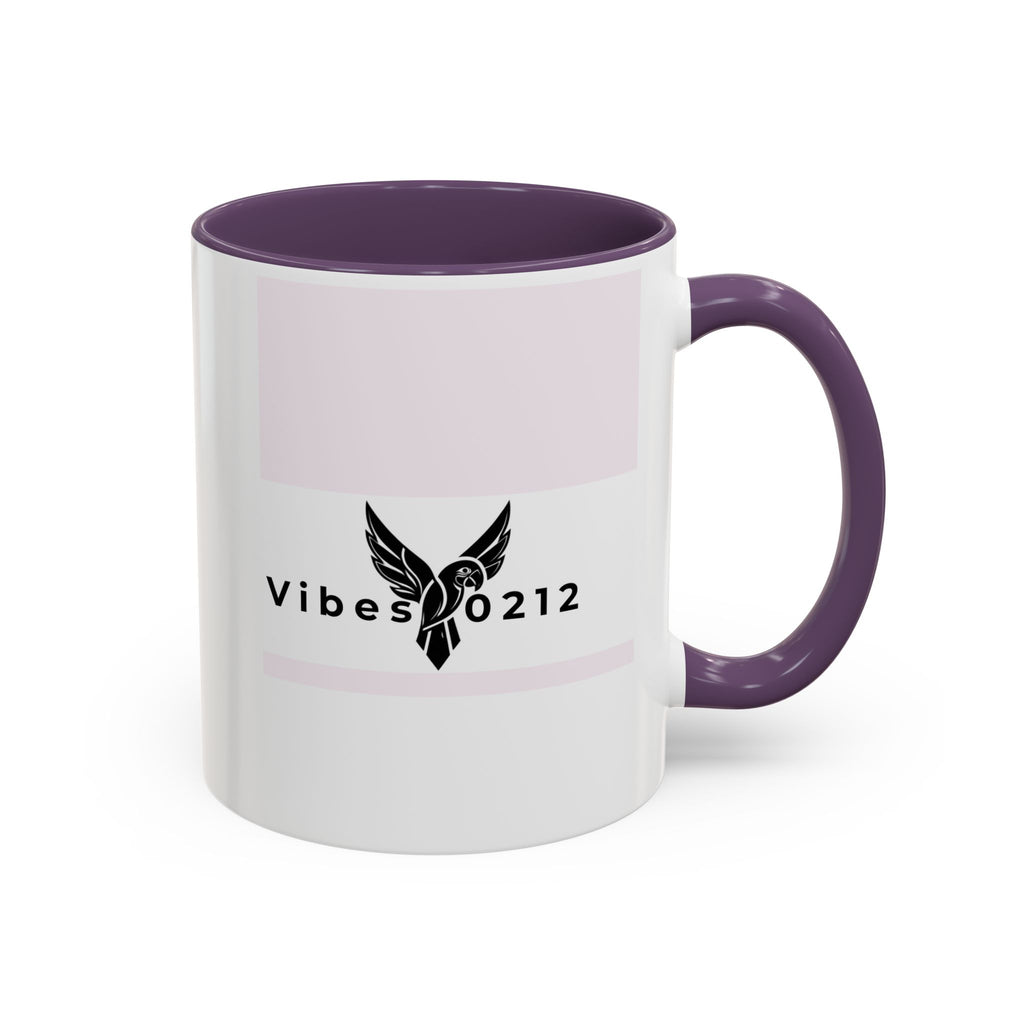 Vibes 0212 Accent Coffee Mug — Retro Sunset Design (11/15oz)