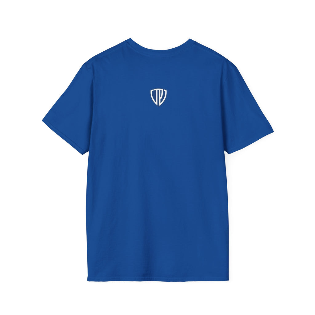 Shield Crest Pocket Tee — Retro Badge Logo T‑Shirt