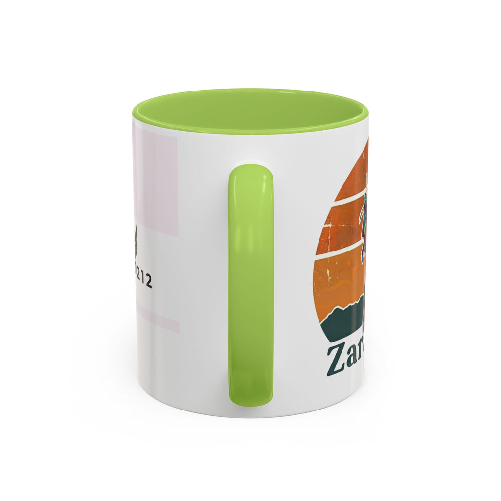 Vibes 0212 Accent Coffee Mug — Retro Sunset Design (11/15oz)