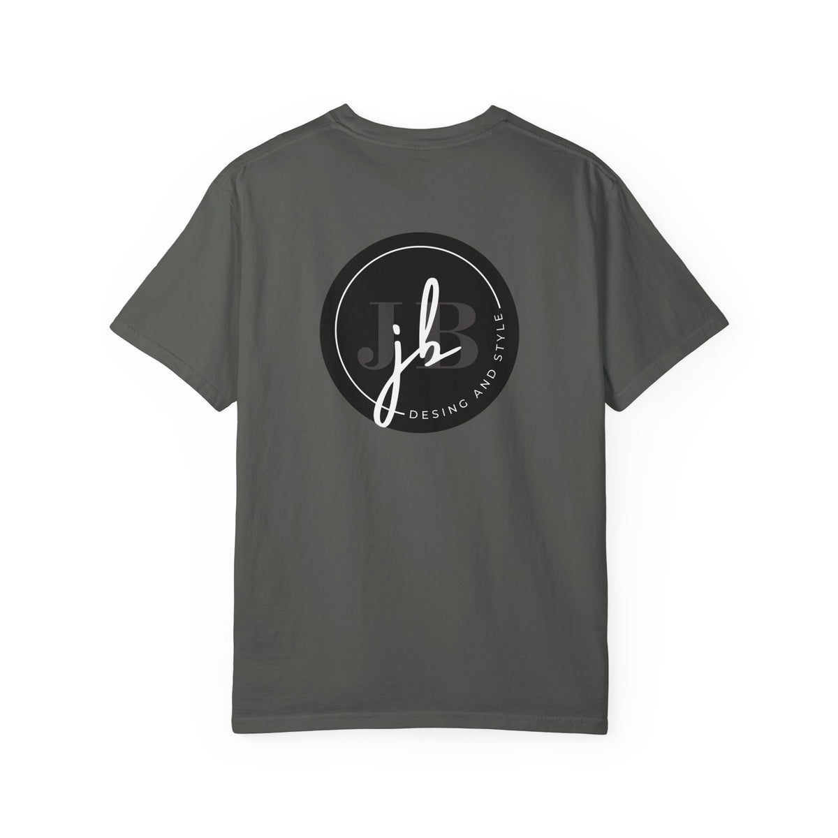 Logo Circle T‑Shirt — Minimal Black JB Design Tee