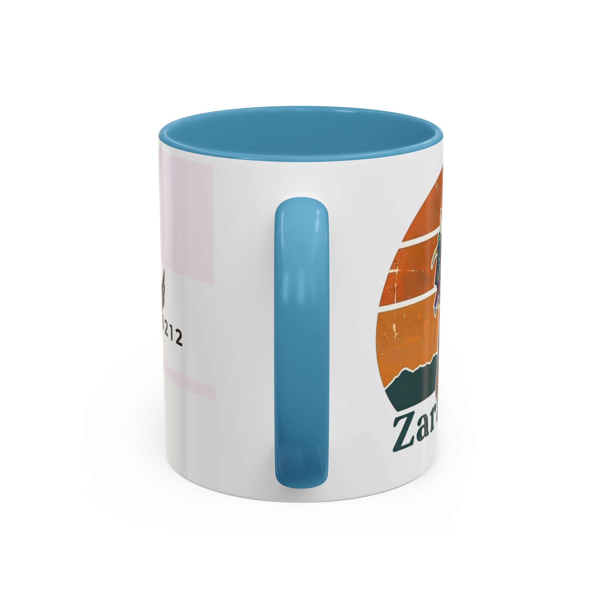 Vibes 0212 Accent Coffee Mug — Retro Sunset Design (11/15oz)