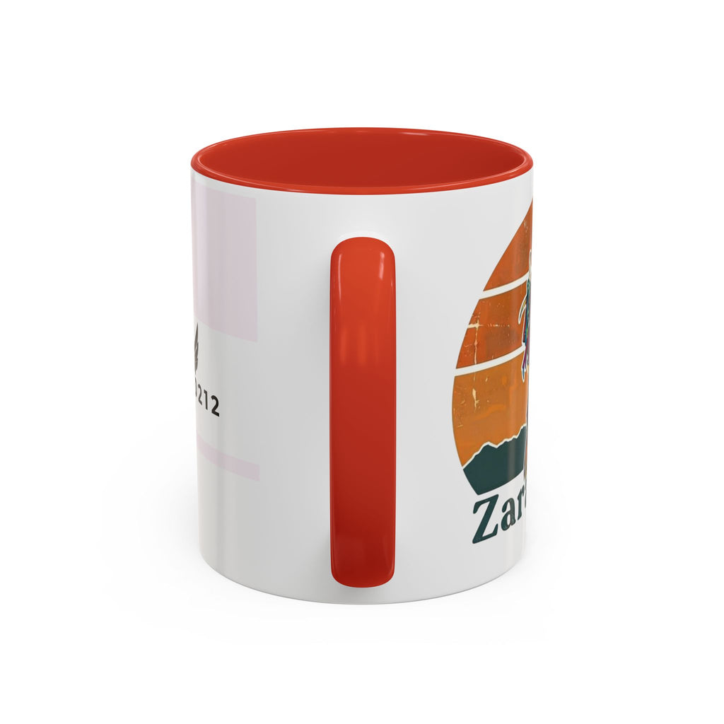Vibes 0212 Accent Coffee Mug — Retro Sunset Design (11/15oz)