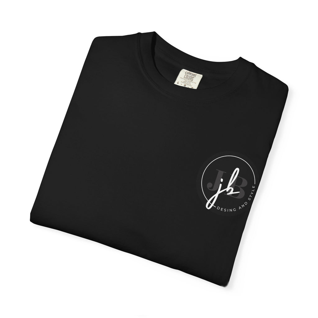Logo Circle T‑Shirt — Minimal Black JB Design Tee