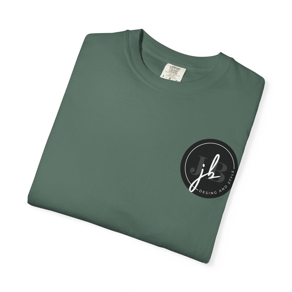 Logo Circle T‑Shirt — Minimal Black JB Design Tee