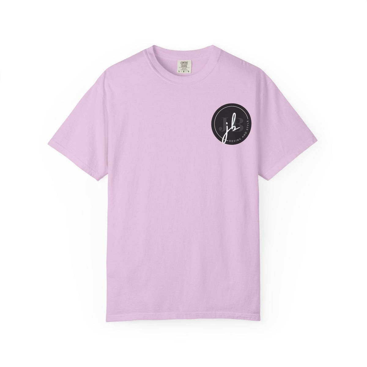 Logo Circle T‑Shirt — Minimal Black JB Design Tee