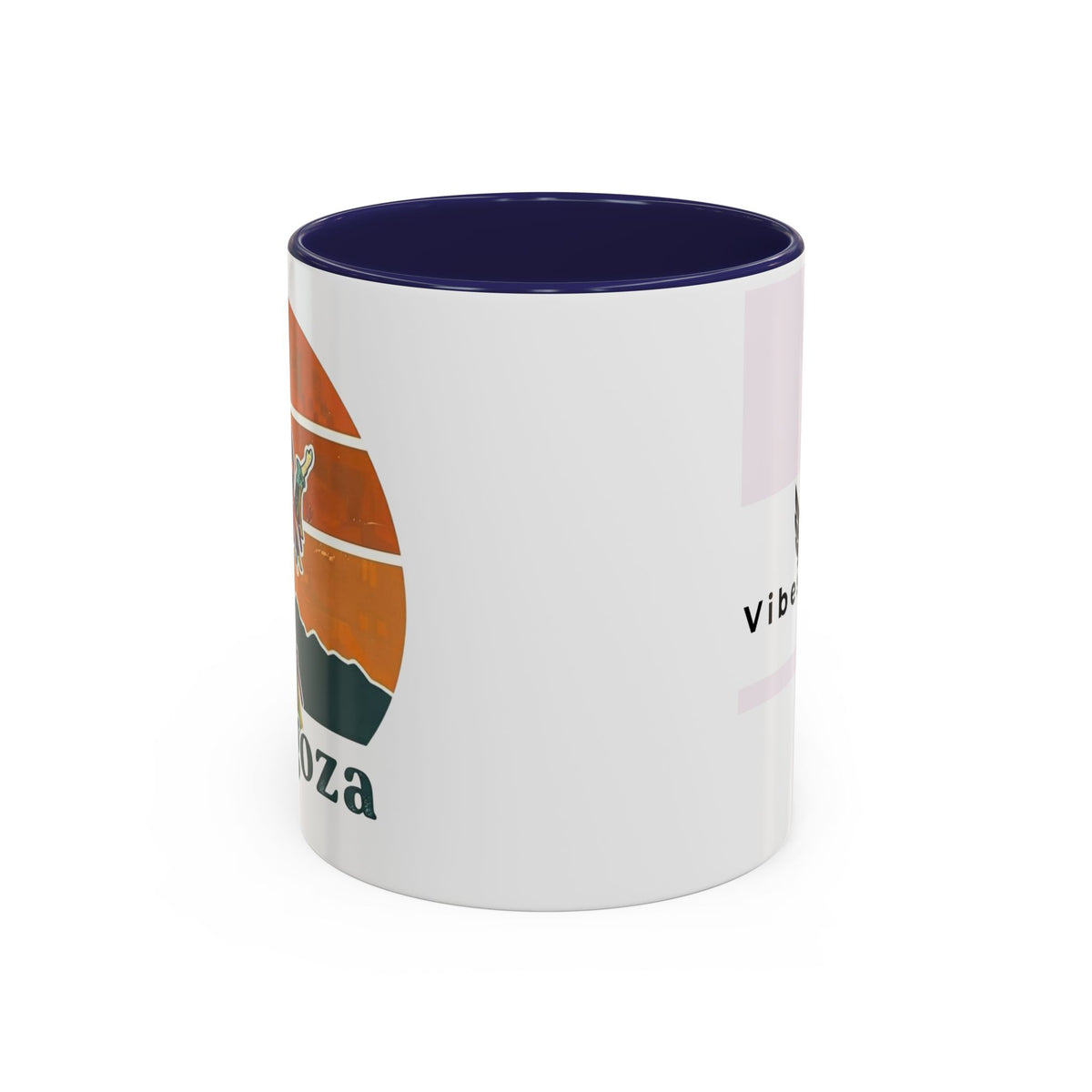 Vibes 0212 Accent Coffee Mug — Retro Sunset Design (11/15oz)