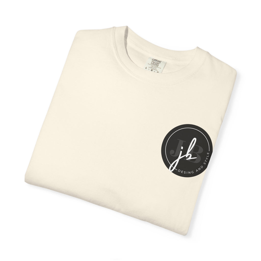 Logo Circle T‑Shirt — Minimal Black JB Design Tee