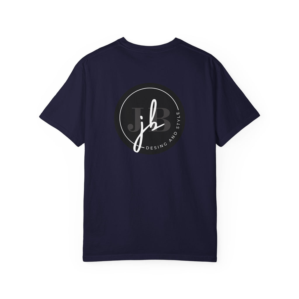 Logo Circle T‑Shirt — Minimal Black JB Design Tee