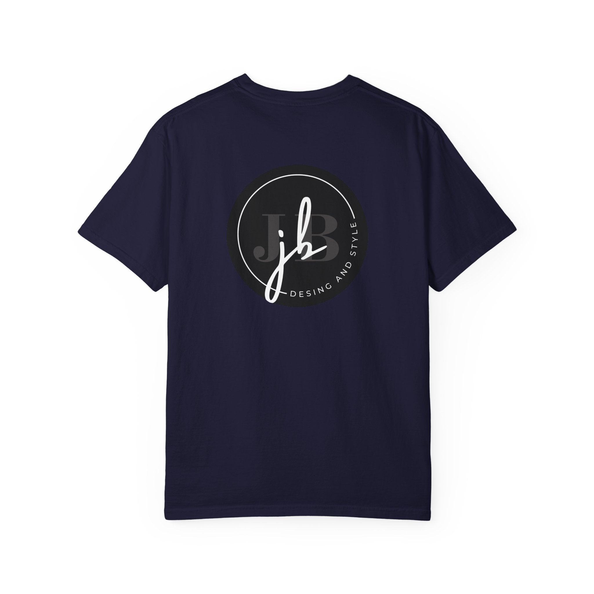 Logo Circle T‑Shirt — Minimal Black JB Design Tee