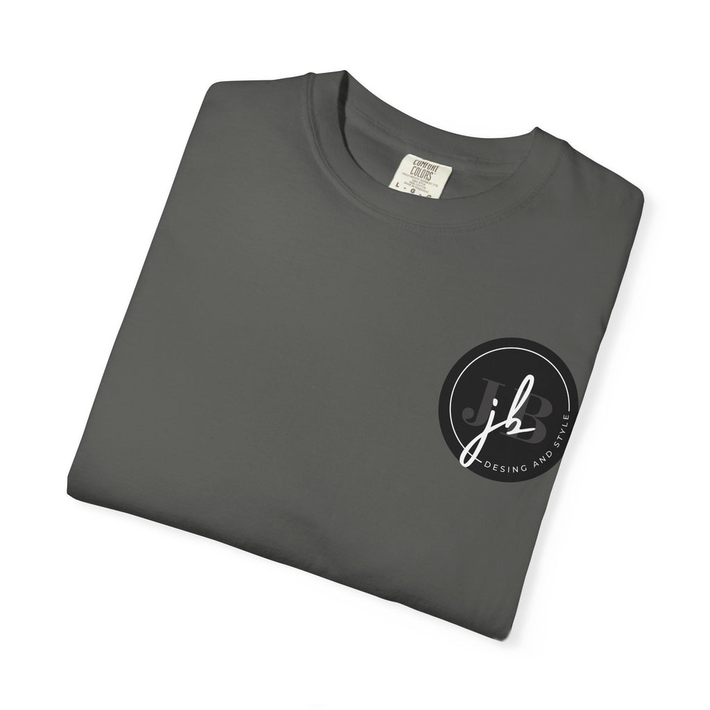 Logo Circle T‑Shirt — Minimal Black JB Design Tee