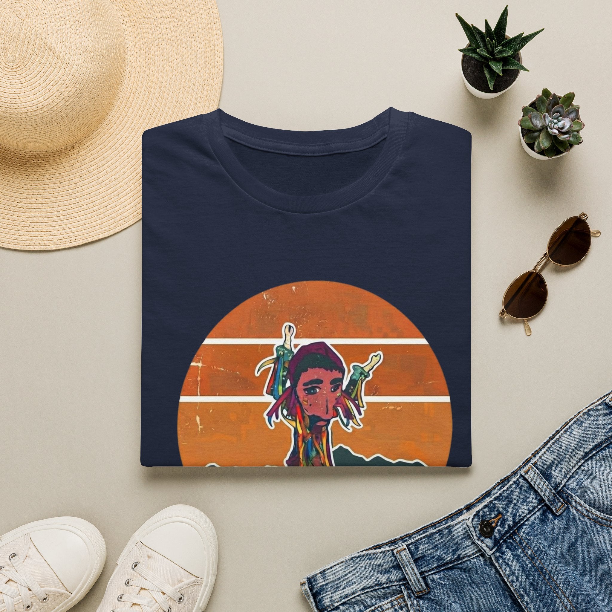 Zaragoza Retro Sunset T-Shirt