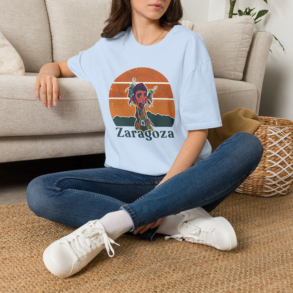 Zaragoza Retro Sunset T-Shirt
