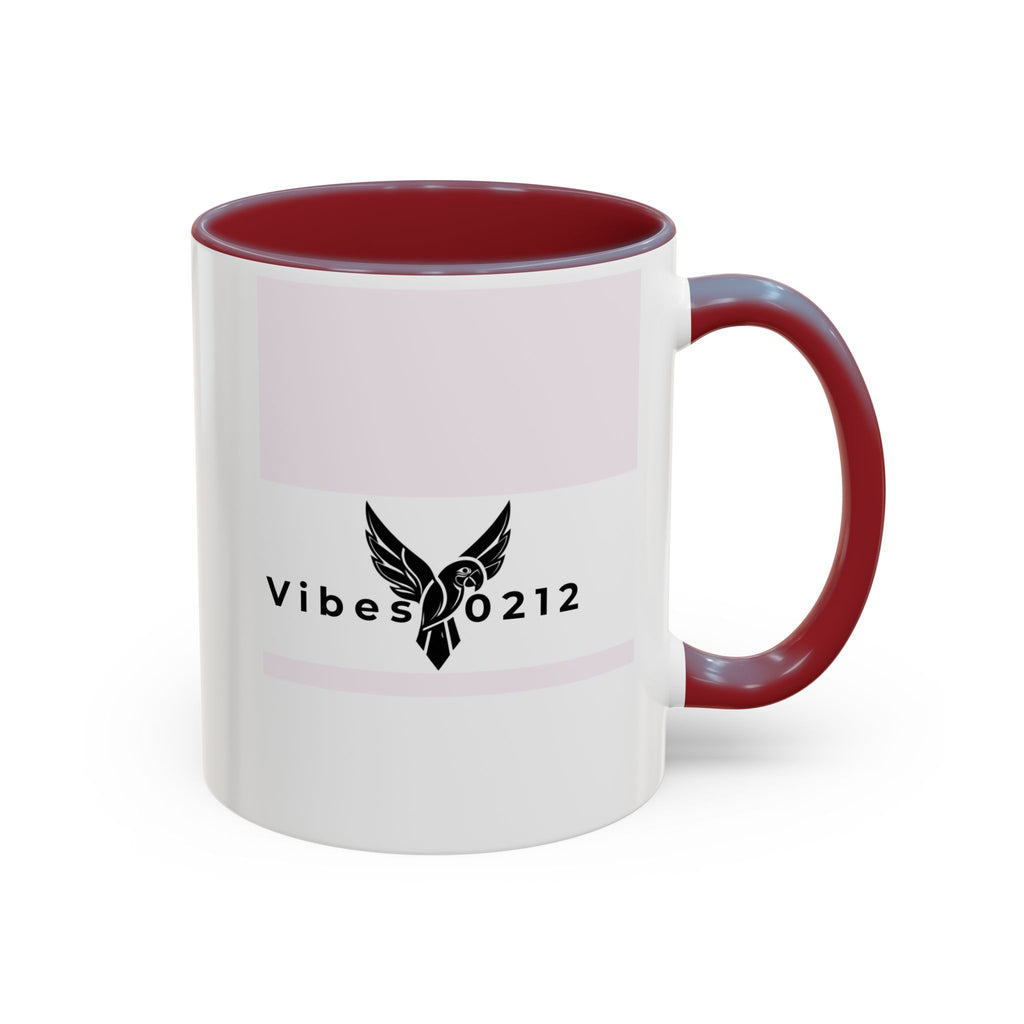 Vibes 0212 Accent Coffee Mug — Retro Sunset Design (11/15oz)