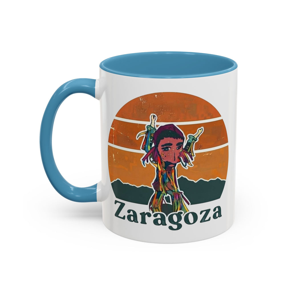 Vibes 0212 Accent Coffee Mug — Retro Sunset Design (11/15oz)