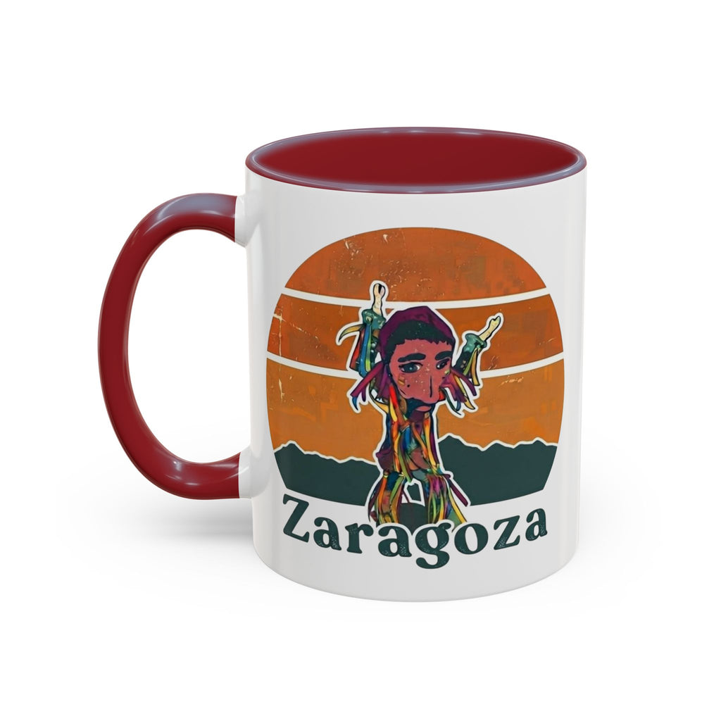Vibes 0212 Accent Coffee Mug — Retro Sunset Design (11/15oz)