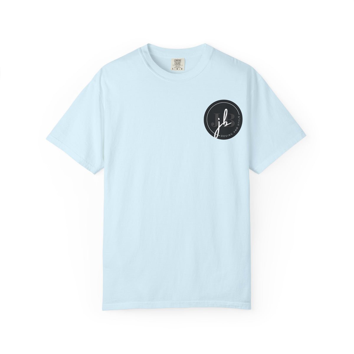 Logo Circle T‑Shirt — Minimal Black JB Design Tee