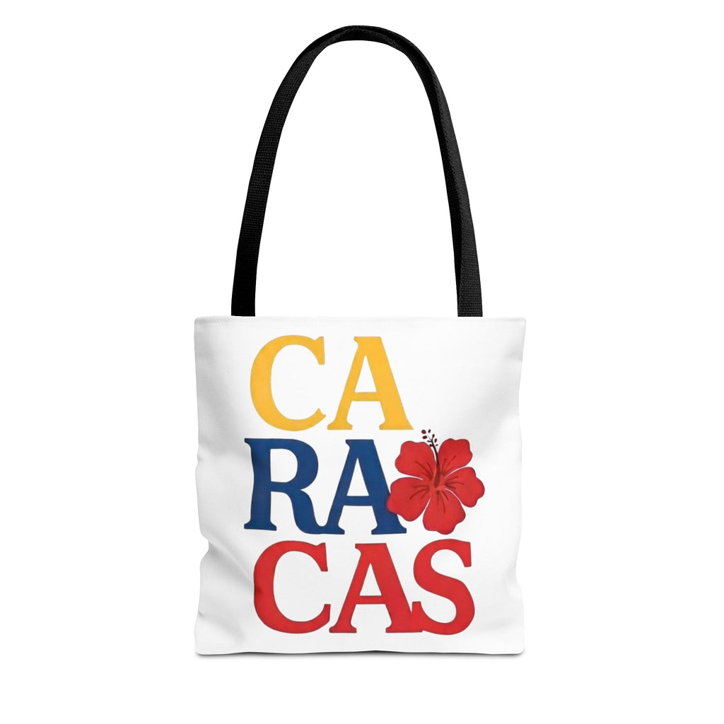Caracas Hibiscus Tote Bag – Colorful City Pride All-Over Print