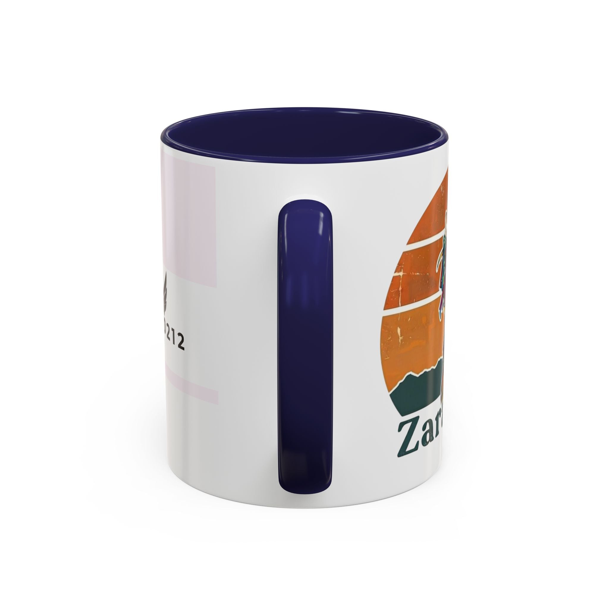 Vibes 0212 Accent Coffee Mug — Retro Sunset Design (11/15oz)