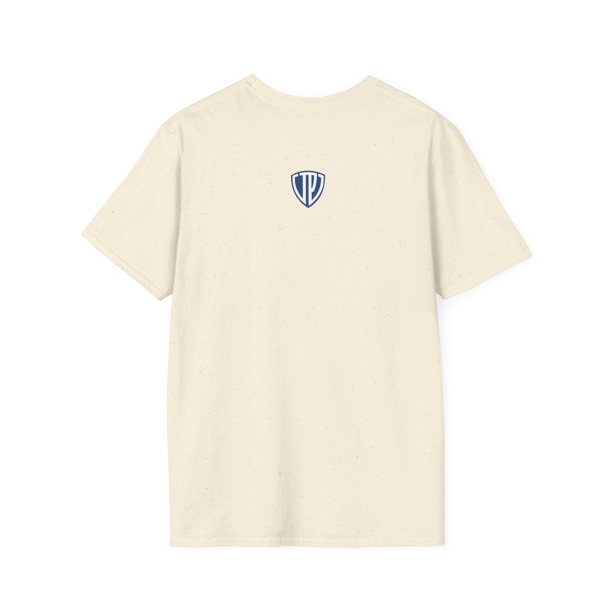 Shield Crest Pocket Tee — Retro Badge Logo T‑Shirt