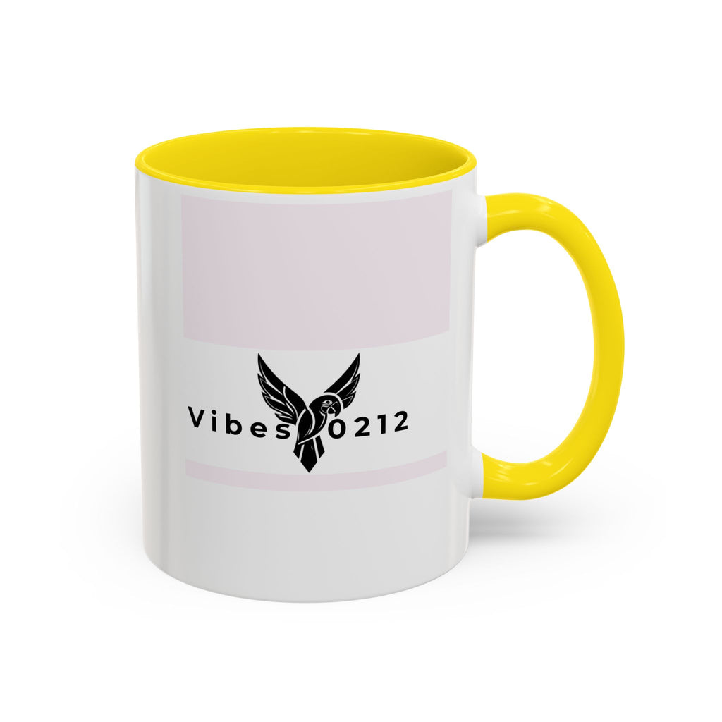 Vibes 0212 Accent Coffee Mug — Retro Sunset Design (11/15oz)