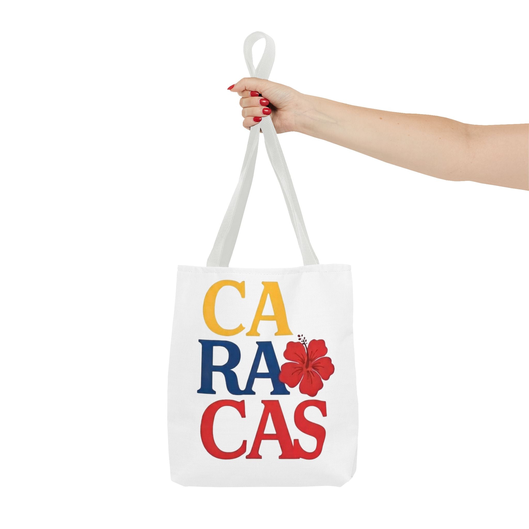 Caracas Hibiscus Tote Bag – Colorful City Pride All-Over Print