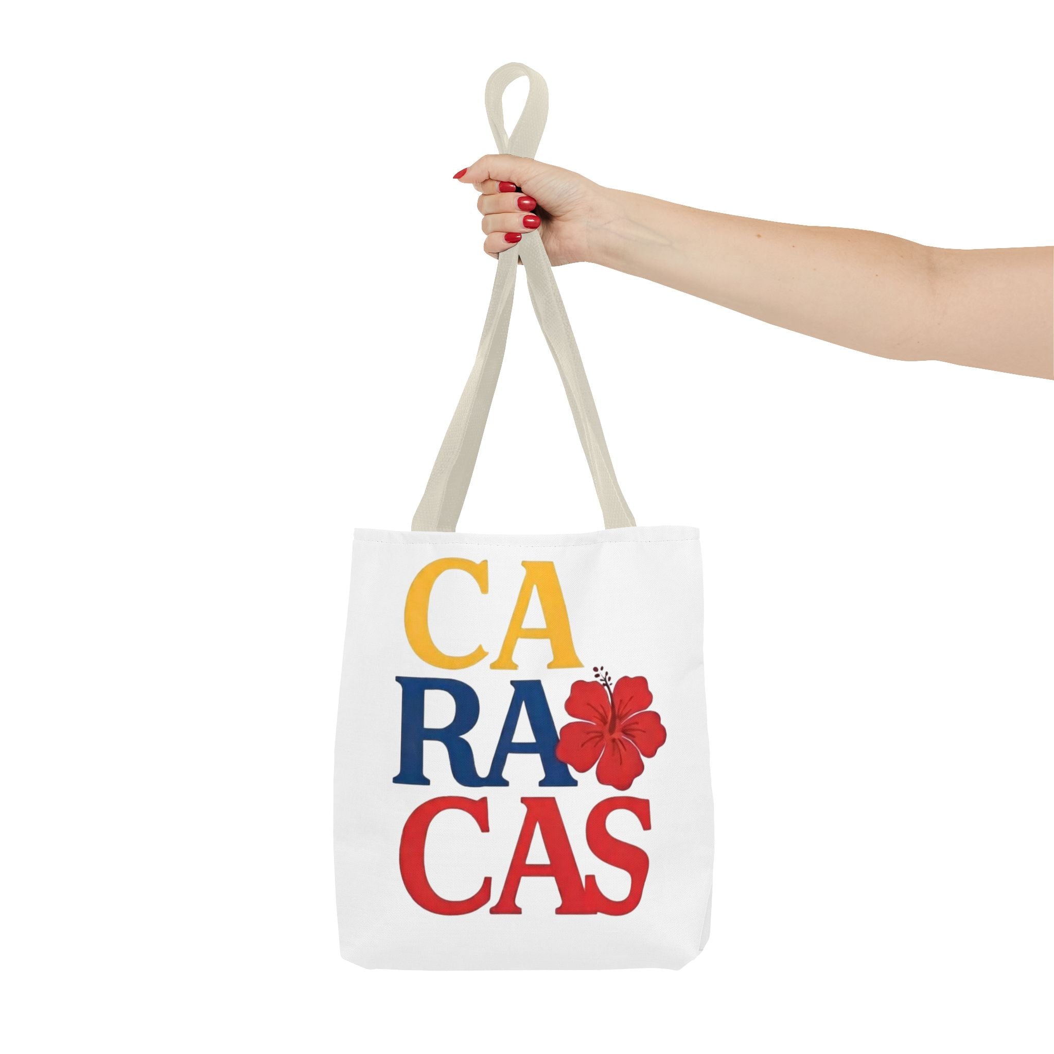 Caracas Hibiscus Tote Bag – Colorful City Pride All-Over Print