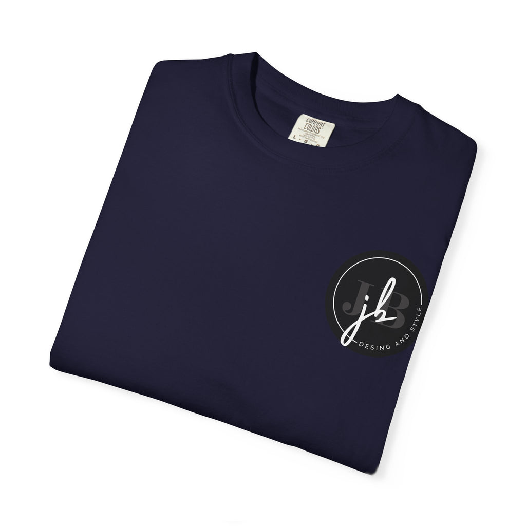 Logo Circle T‑Shirt — Minimal Black JB Design Tee