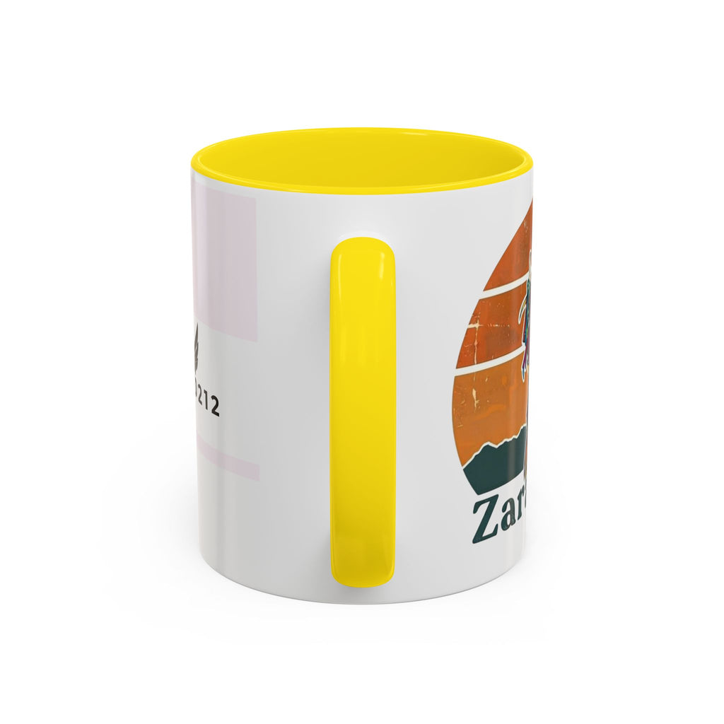 Vibes 0212 Accent Coffee Mug — Retro Sunset Design (11/15oz)