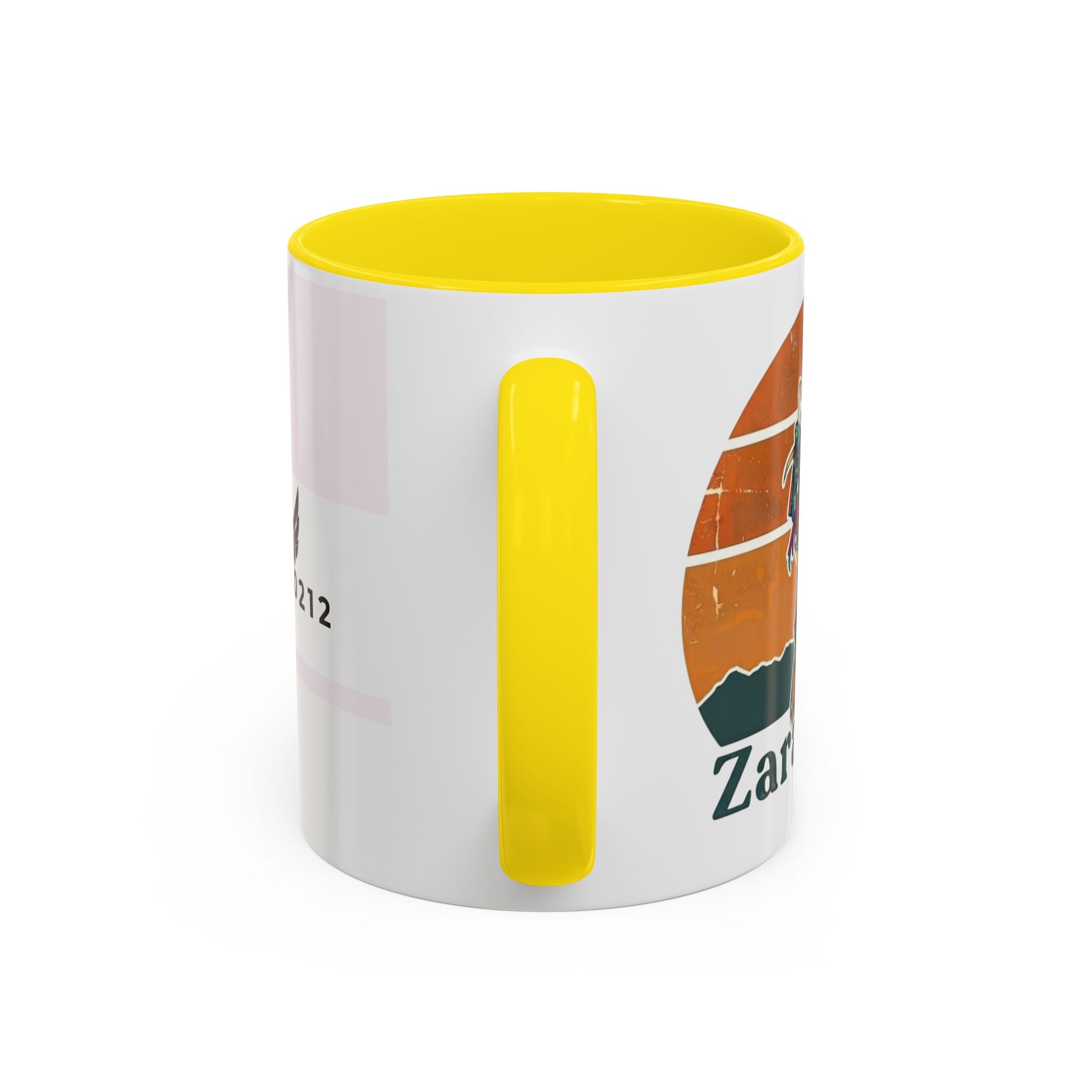 Vibes 0212 Accent Coffee Mug — Retro Sunset Design (11/15oz)