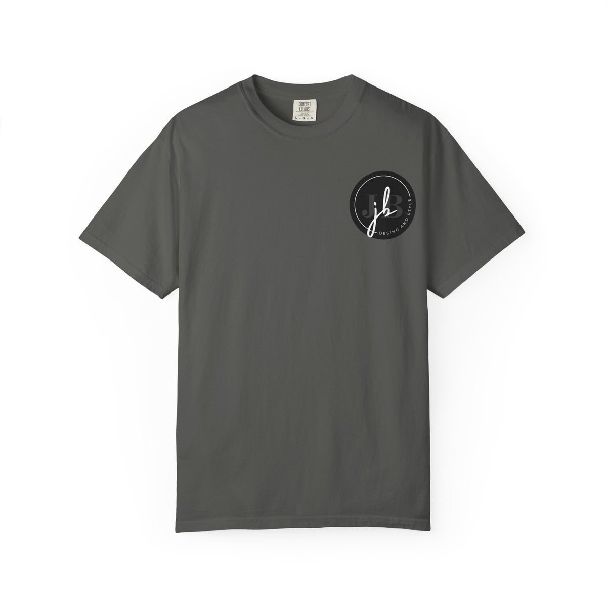 Logo Circle T‑Shirt — Minimal Black JB Design Tee