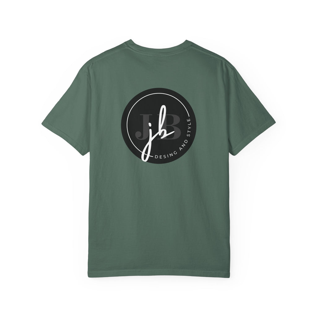 Logo Circle T‑Shirt — Minimal Black JB Design Tee