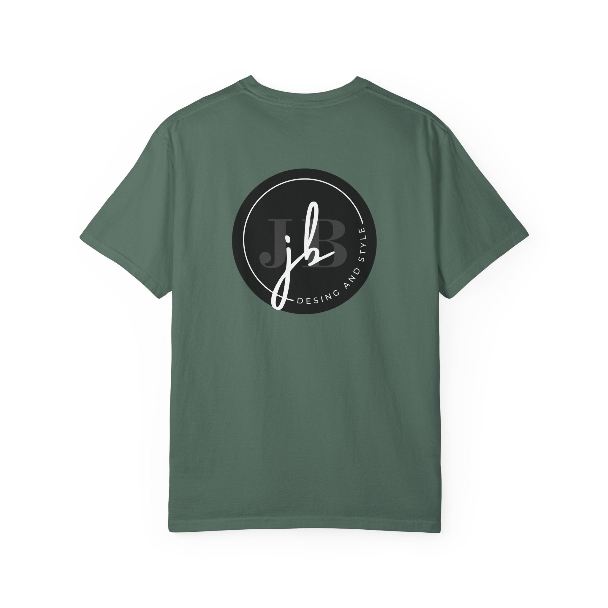 Logo Circle T‑Shirt — Minimal Black JB Design Tee