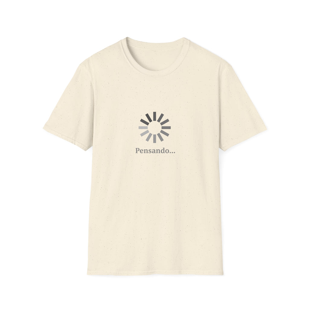 T-Shirt — "Estoy Pensando" Minimal Sunrise Graphic