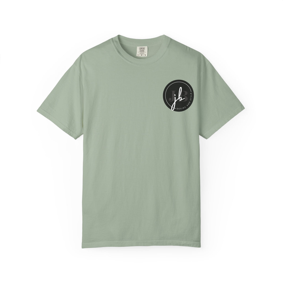 Logo Circle T‑Shirt — Minimal Black JB Design Tee