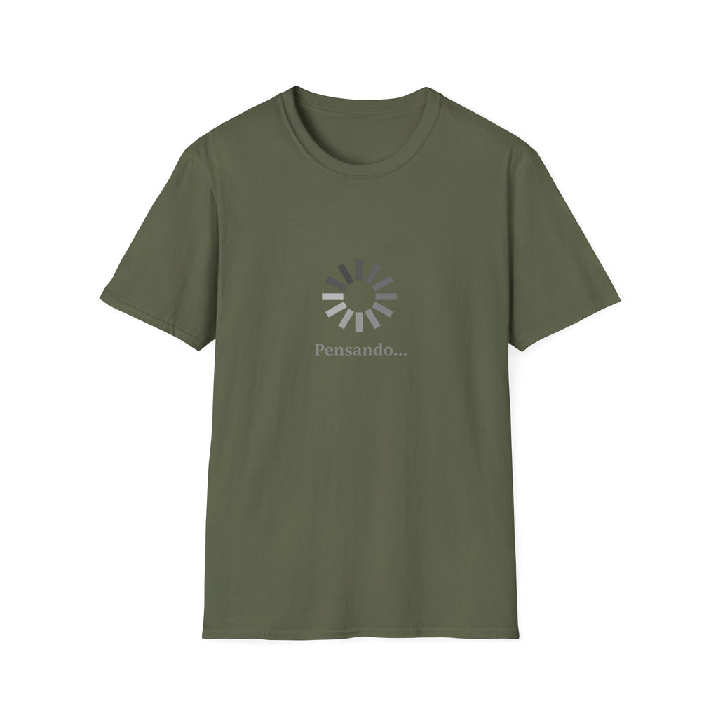 T-Shirt — "Estoy Pensando" Minimal Sunrise Graphic