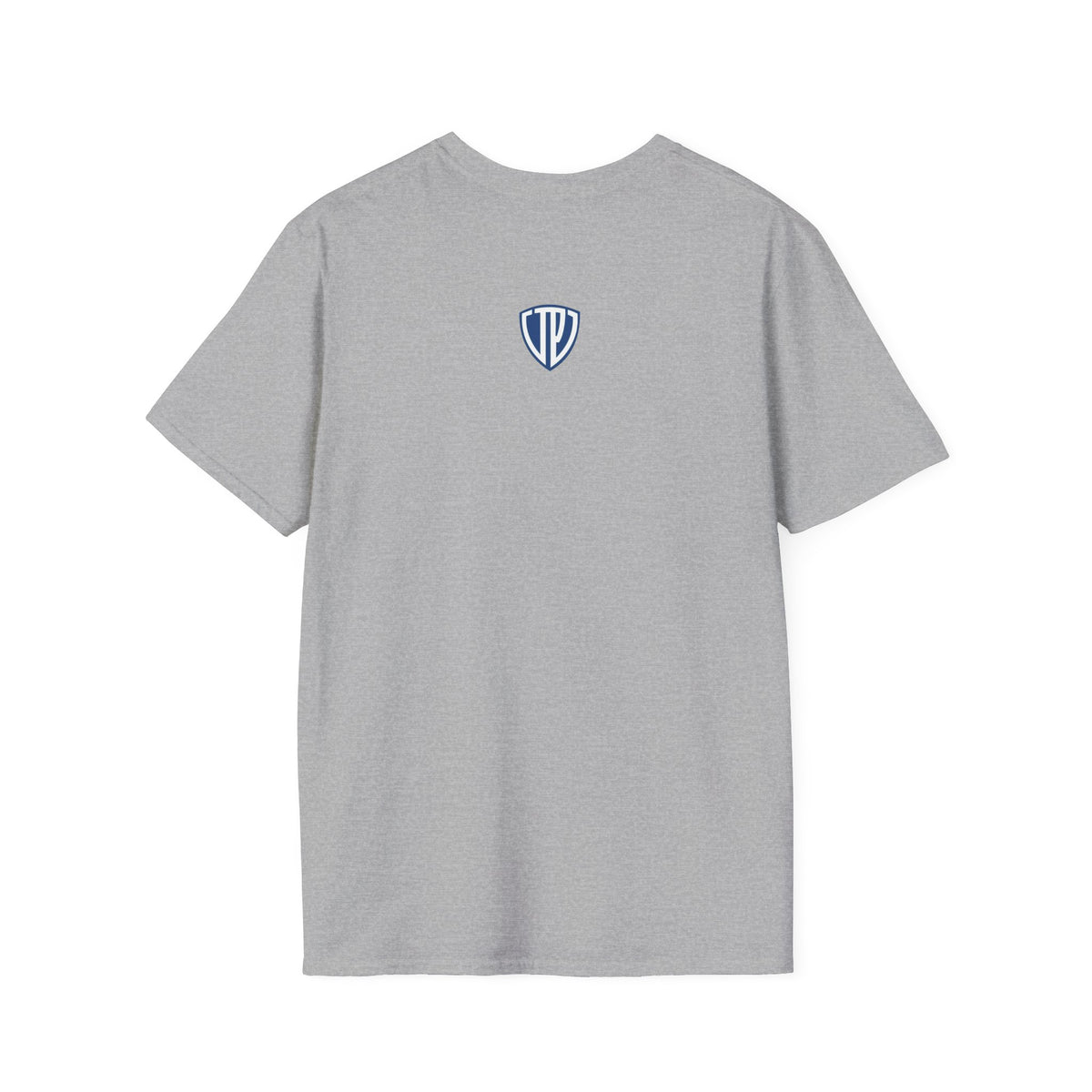 Shield Crest Pocket Tee — Retro Badge Logo T‑Shirt