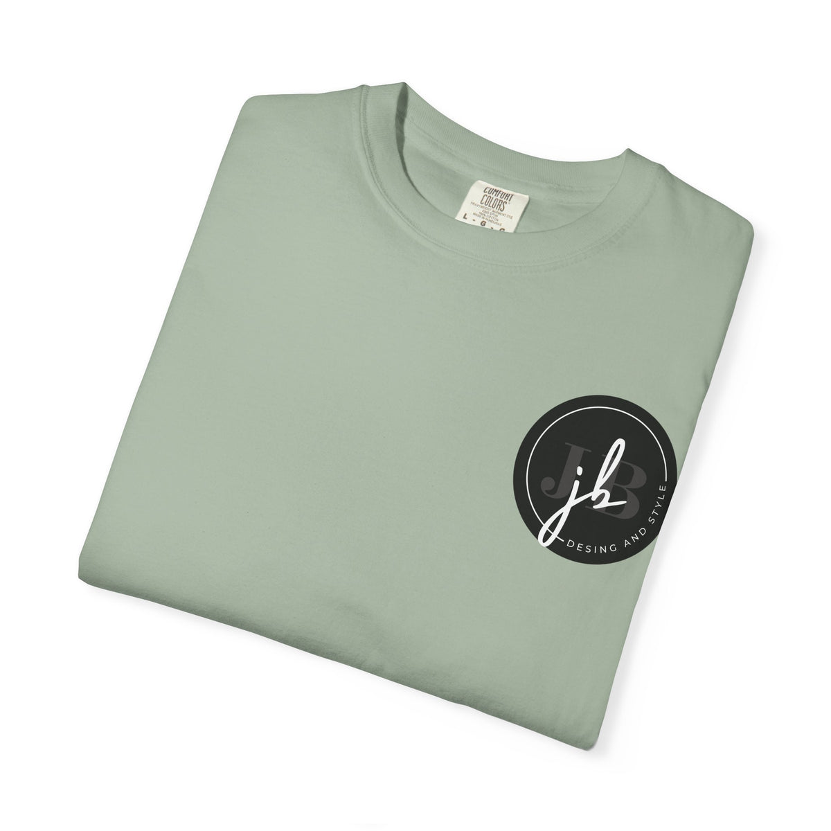 Logo Circle T‑Shirt — Minimal Black JB Design Tee