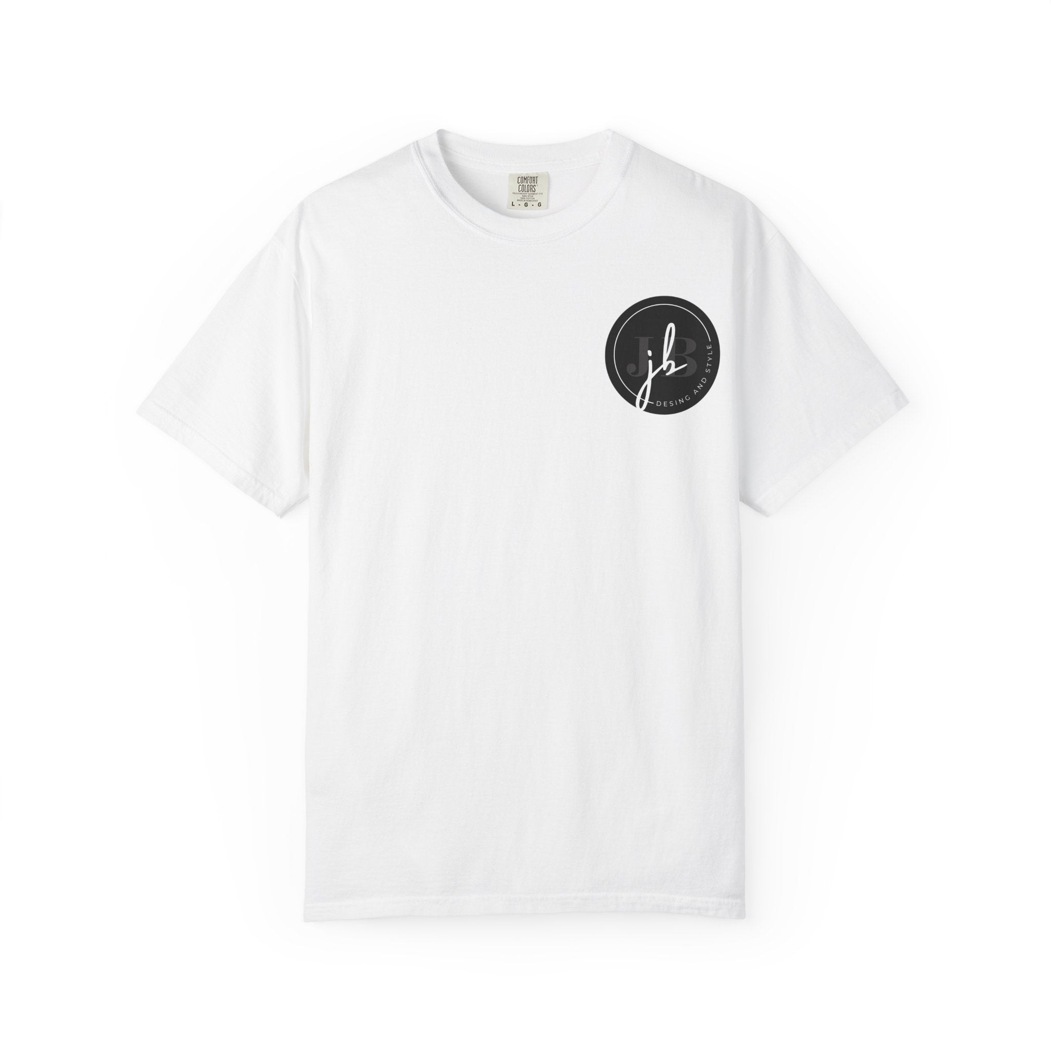 Logo Circle T‑Shirt — Minimal Black JB Design Tee