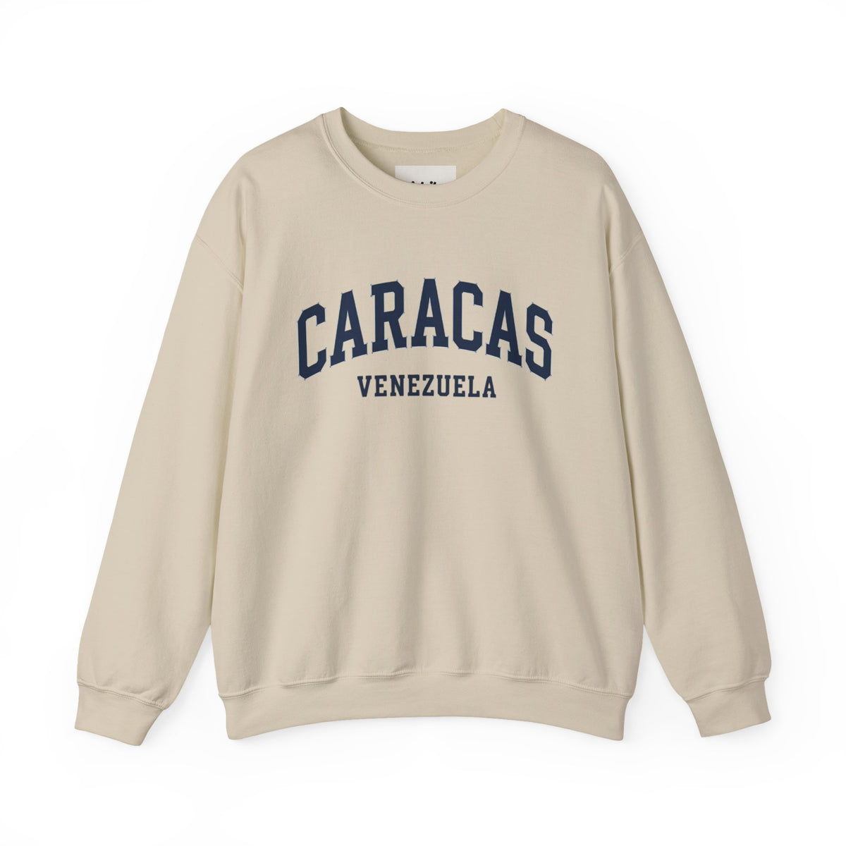 Caracas Venezuela Sweatshirt | City Name Crewneck, White College Style