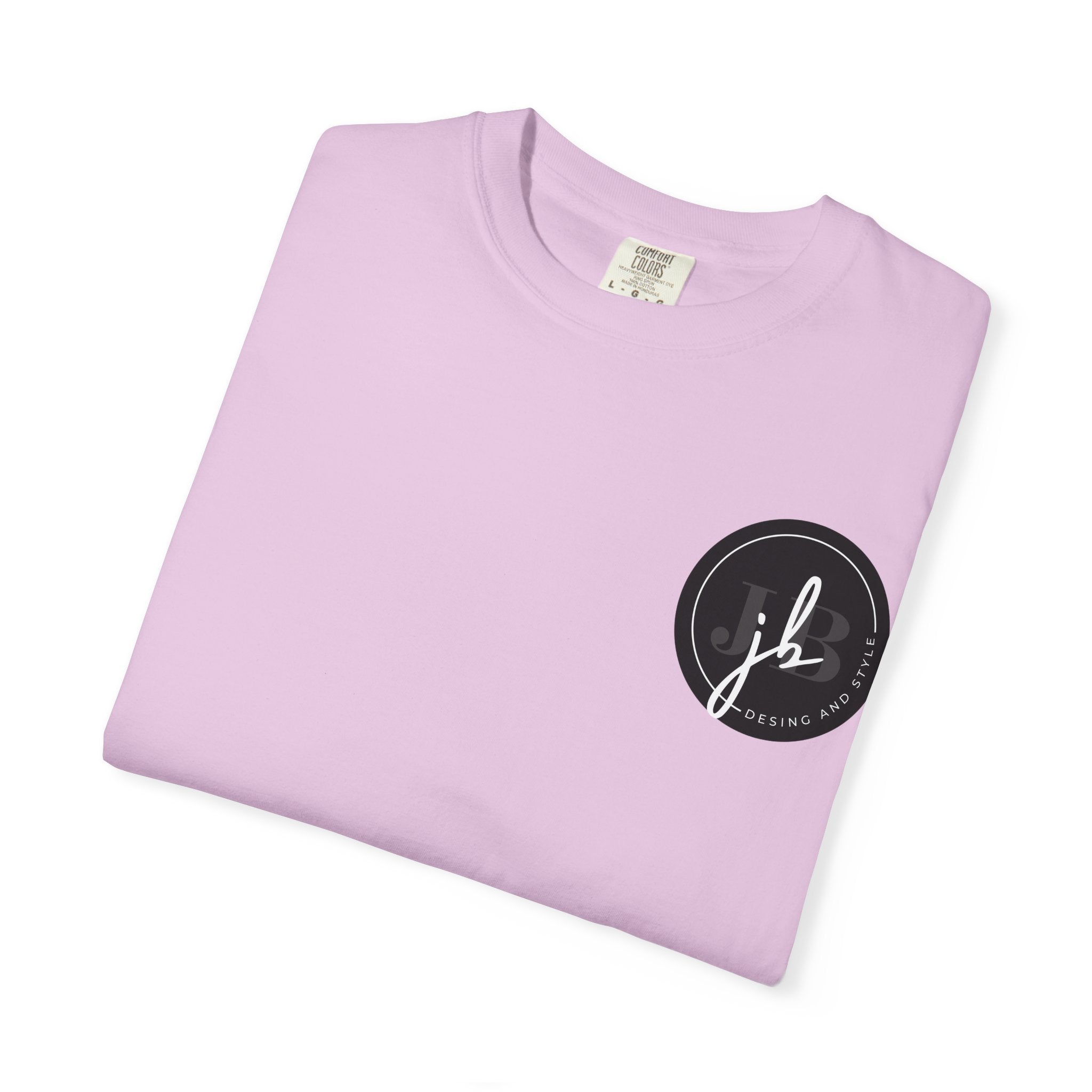 Logo Circle T‑Shirt — Minimal Black JB Design Tee