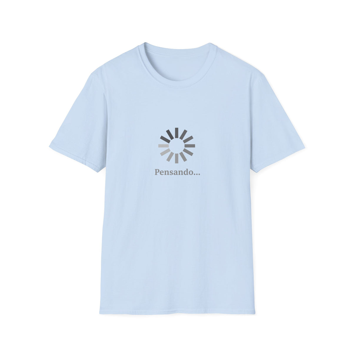 T-Shirt — "Estoy Pensando" Minimal Sunrise Graphic