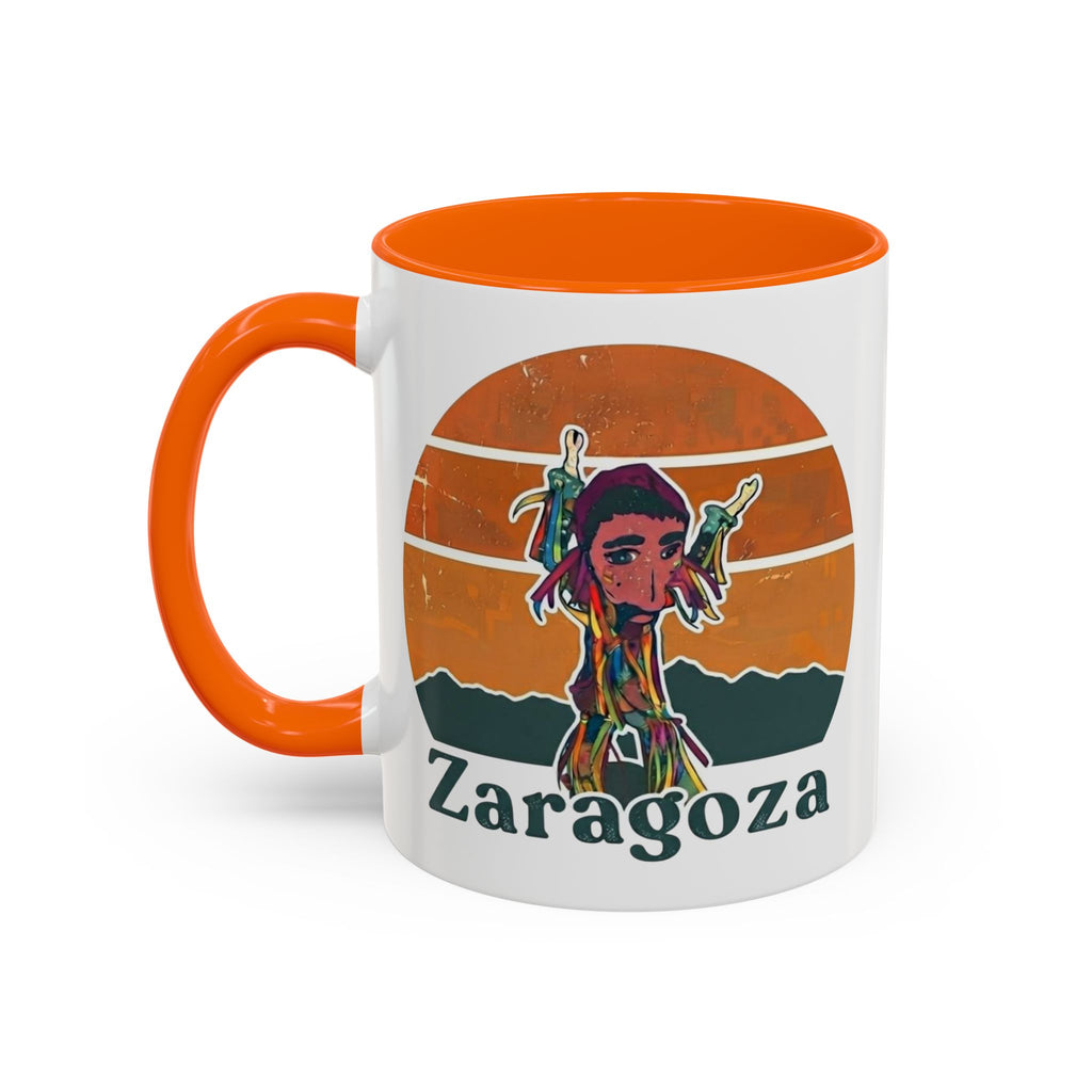 Vibes 0212 Accent Coffee Mug — Retro Sunset Design (11/15oz)