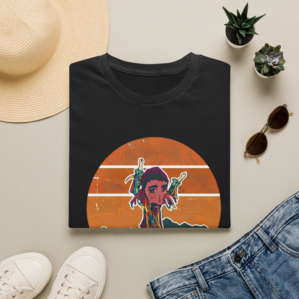 Zaragoza Retro Sunset T-Shirt
