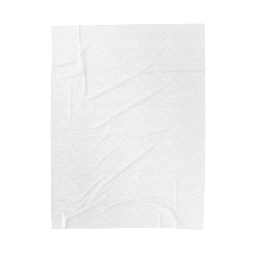 Caracas Hibiscus Velveteen Plush Blanket — Soft Travel & Home Throw