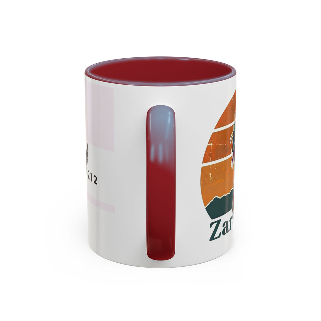 Vibes 0212 Accent Coffee Mug — Retro Sunset Design (11/15oz)