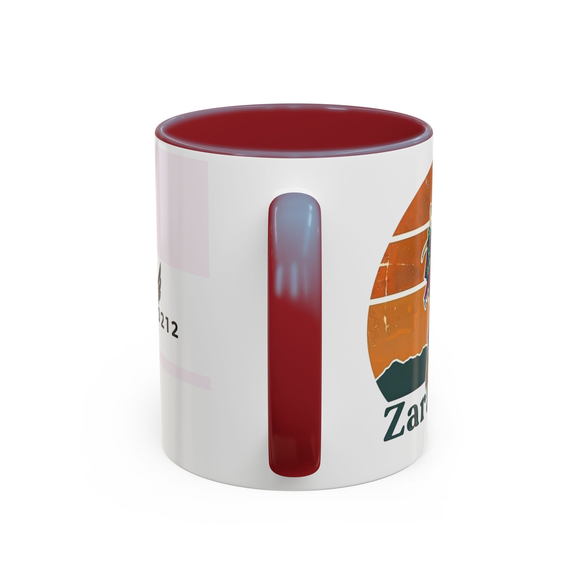 Vibes 0212 Accent Coffee Mug — Retro Sunset Design (11/15oz)